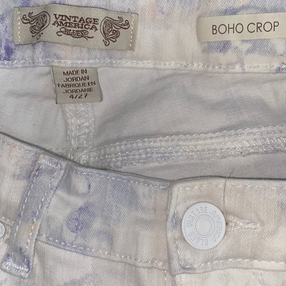 American Vintage Blues Boho Crop Size 4 - Picture 4 of 4